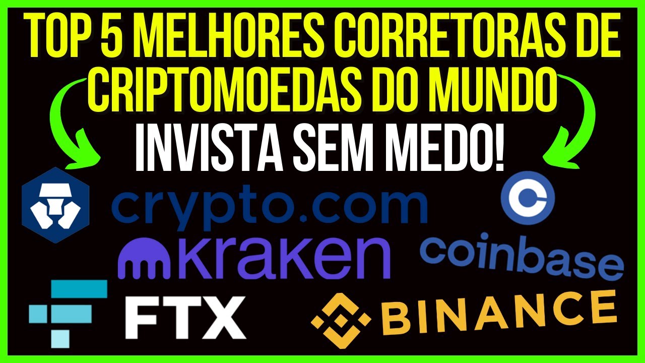 TOP 5 MELHORES CORRETORAS de CRIPTOMOEDAS DO MUNDO - CORRETORAS MAIS SEGURAS DO MERCADO CRIPTO