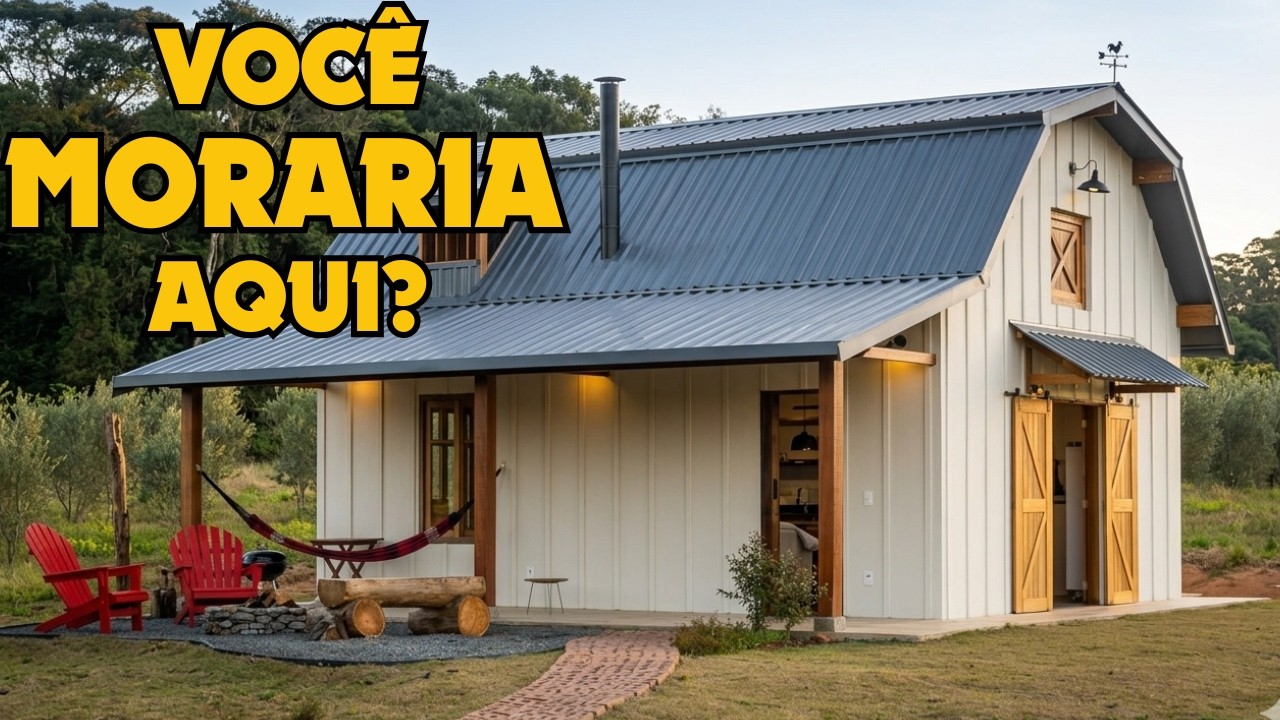 Você Moraria em Uma Casa Assim? Arquitetura Simples e Diferente