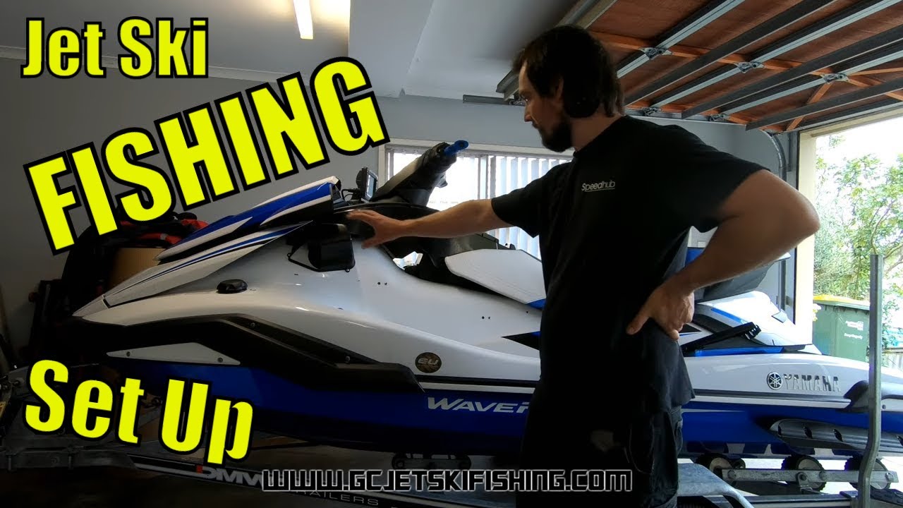 Yamaha Waverunner FX HO Jet Ski Fishing Setup Installation Video