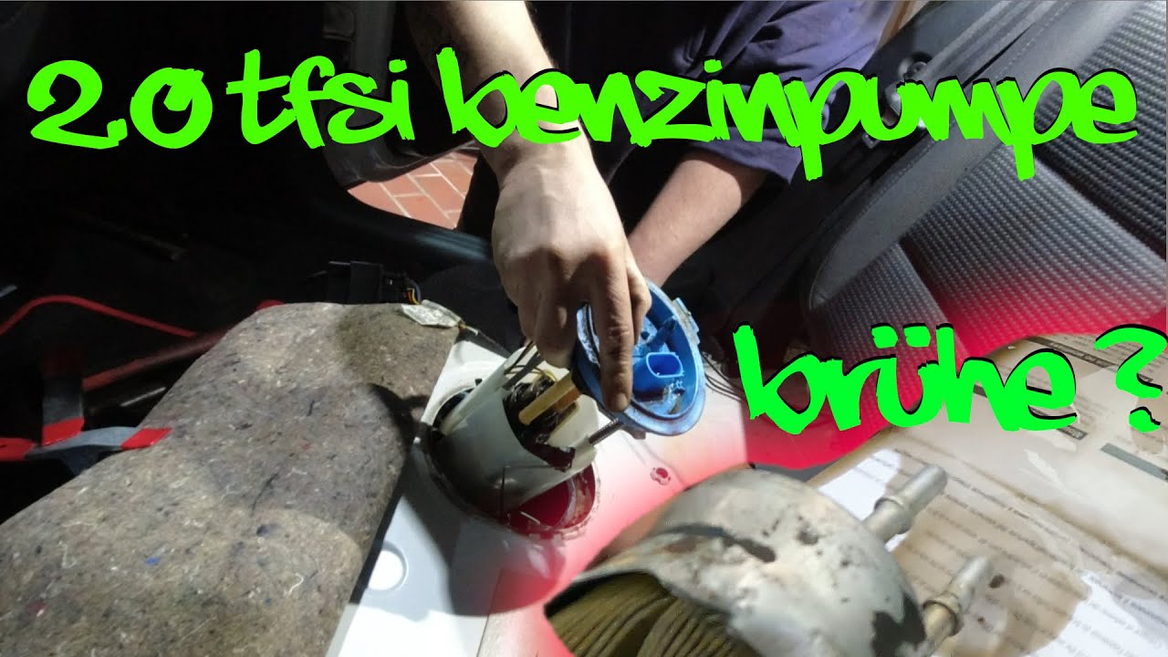 2.0 TFSI Kraftstoffpumpe erneuern, der Wagen braucht 2 Intankpumpen ?!?