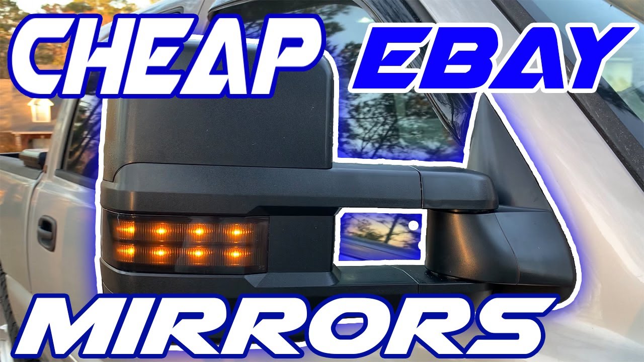 Новое буксировочное зеркало GM (дешево на eBay): распаковка и установка | GMC Sierra 1500 2005 года