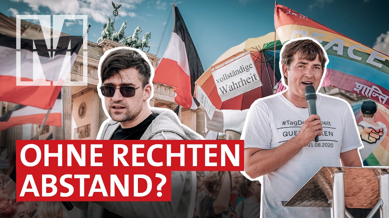 Corona-Demos: Zwischen Regenbogen- und Reichskriegsflagge