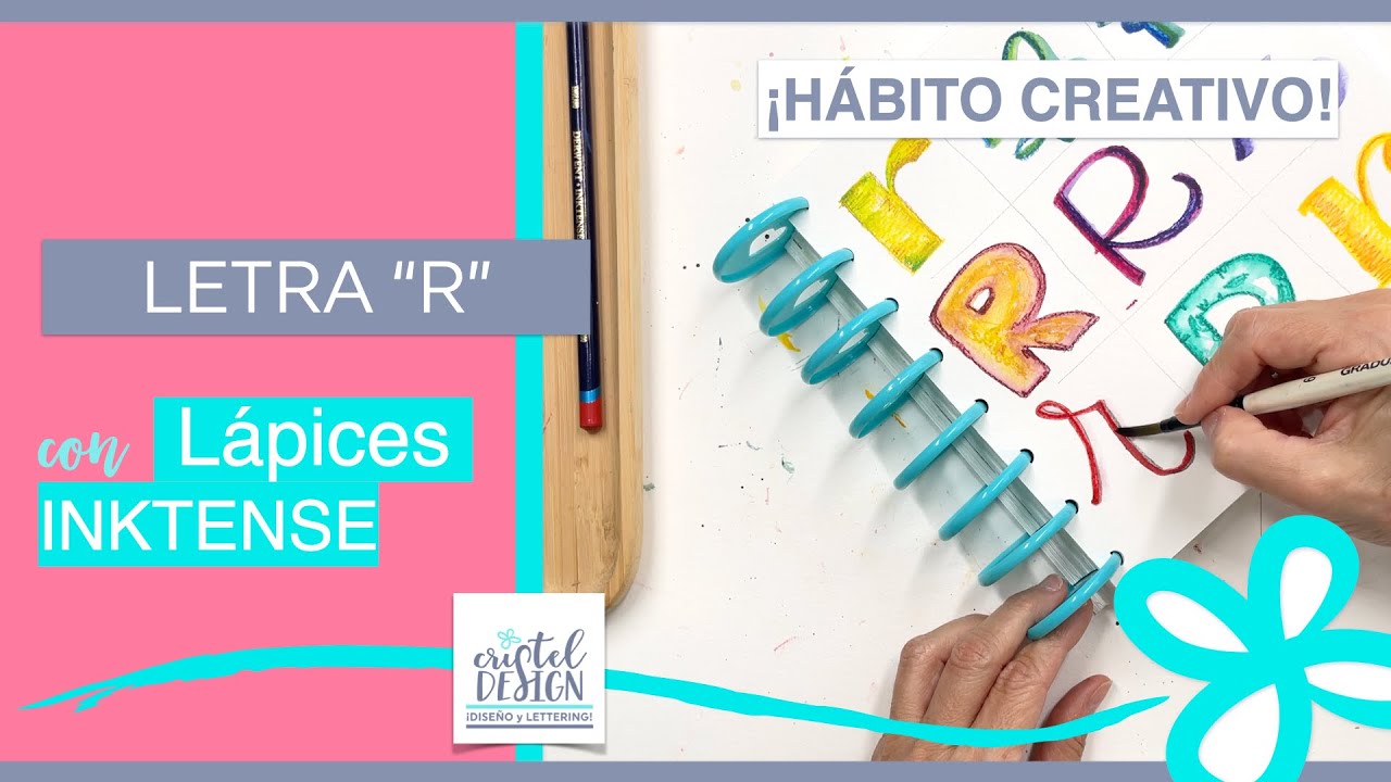 9 formas de dibujar la letra R con lápices de tinta