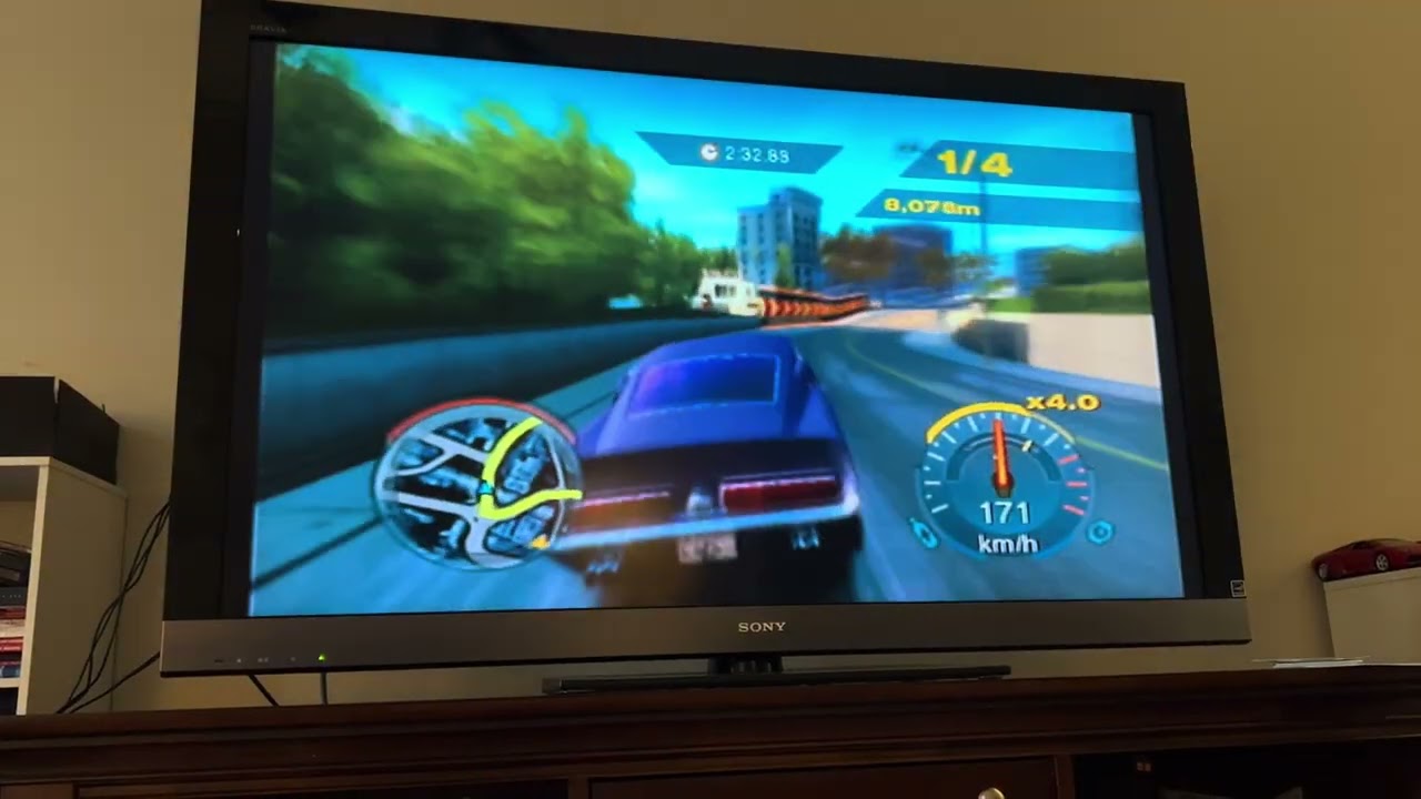 Need For Speed Undercover PS2 Timed Circuit Silver 16,515 Meters 