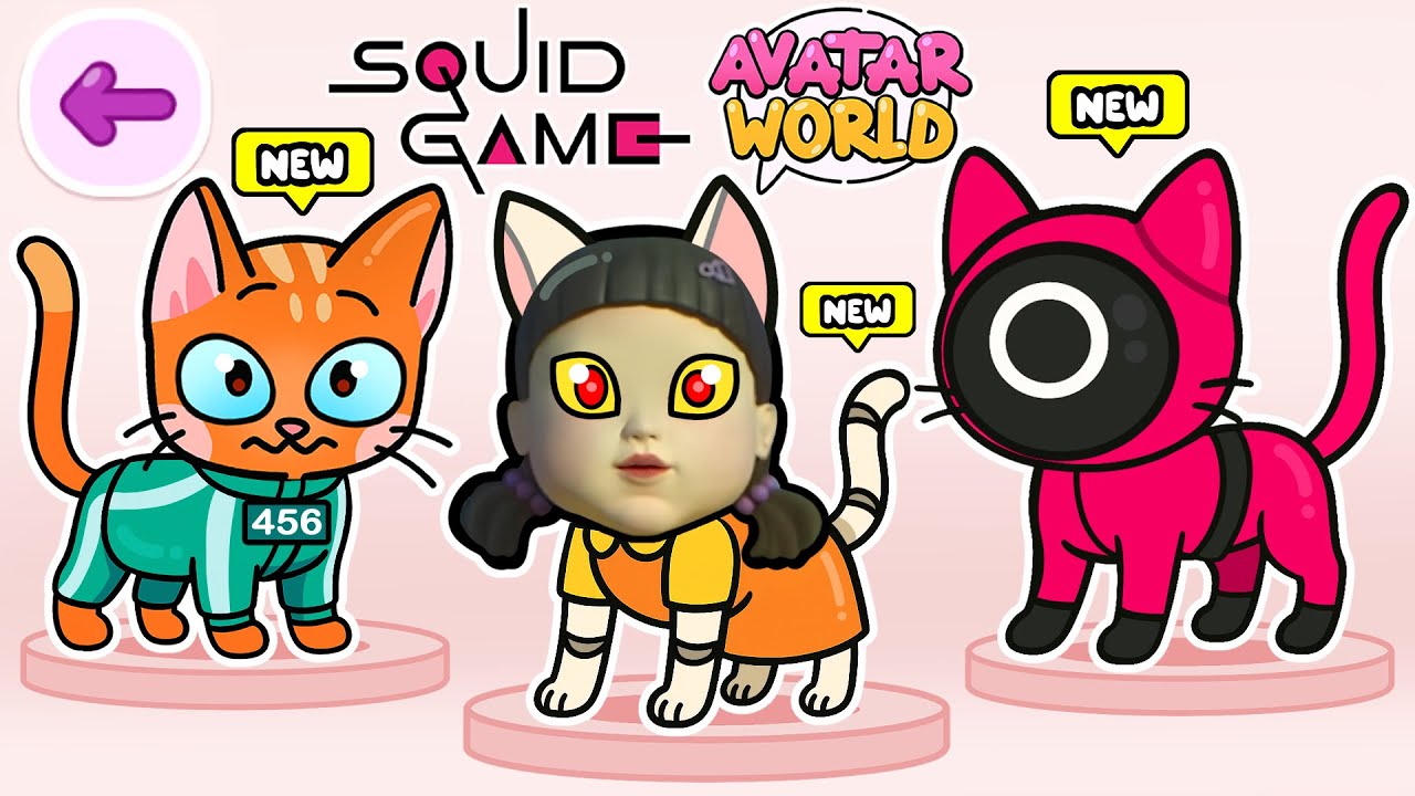 ЖИВОТНЫЕ В ИГРЕ КАЛЬМАРА😱🐈‍⬛ СКВИД ГЕЙМ | АВАТАР ВОРЛД | SQUID GAME | AVATAR WORLD