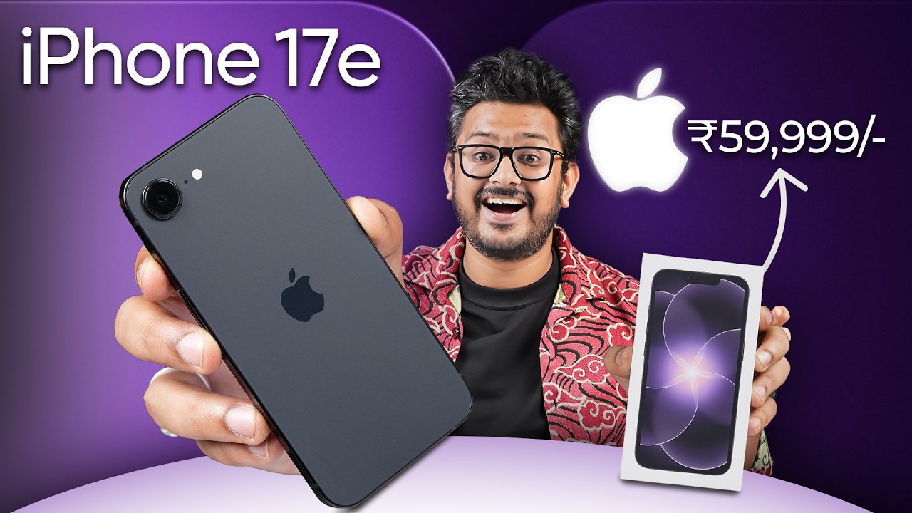 iPhone 17e Unboxing in ಕನ್ನಡ ⚡️A19 Chip, Super Retina Display, 42MP Camera