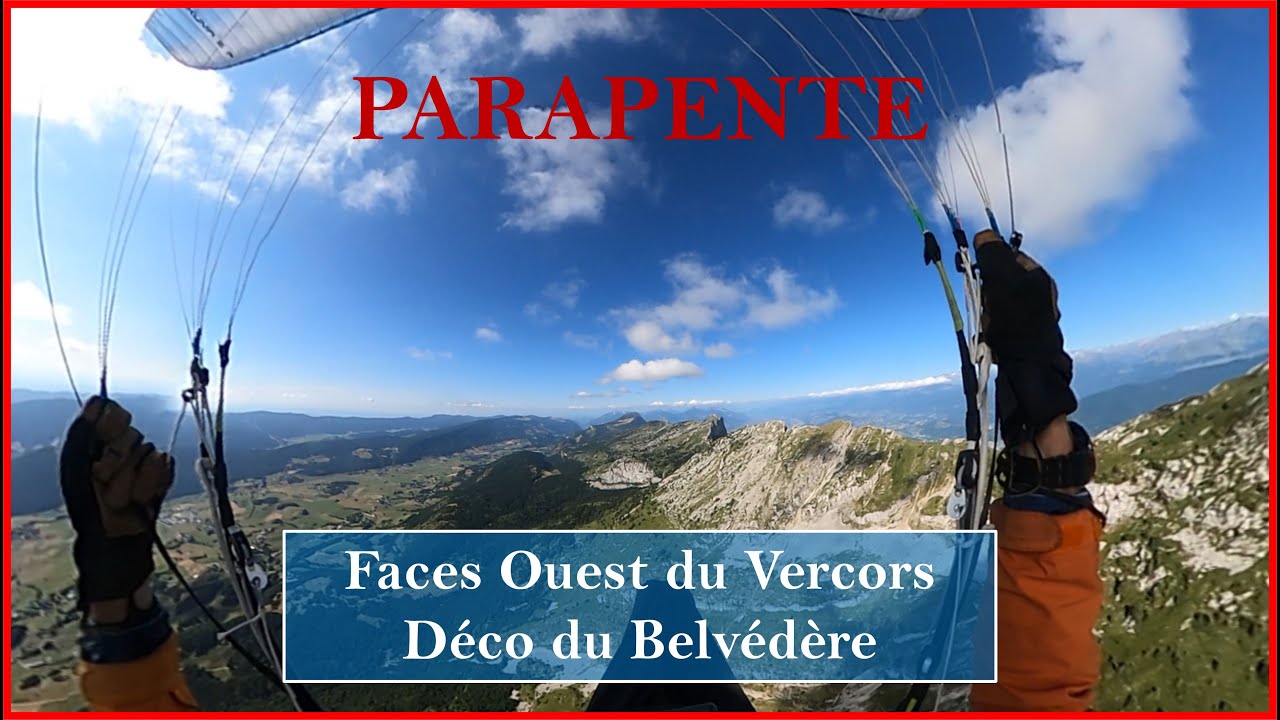 🪂 Les faces Ouest du Vercors en parapente !