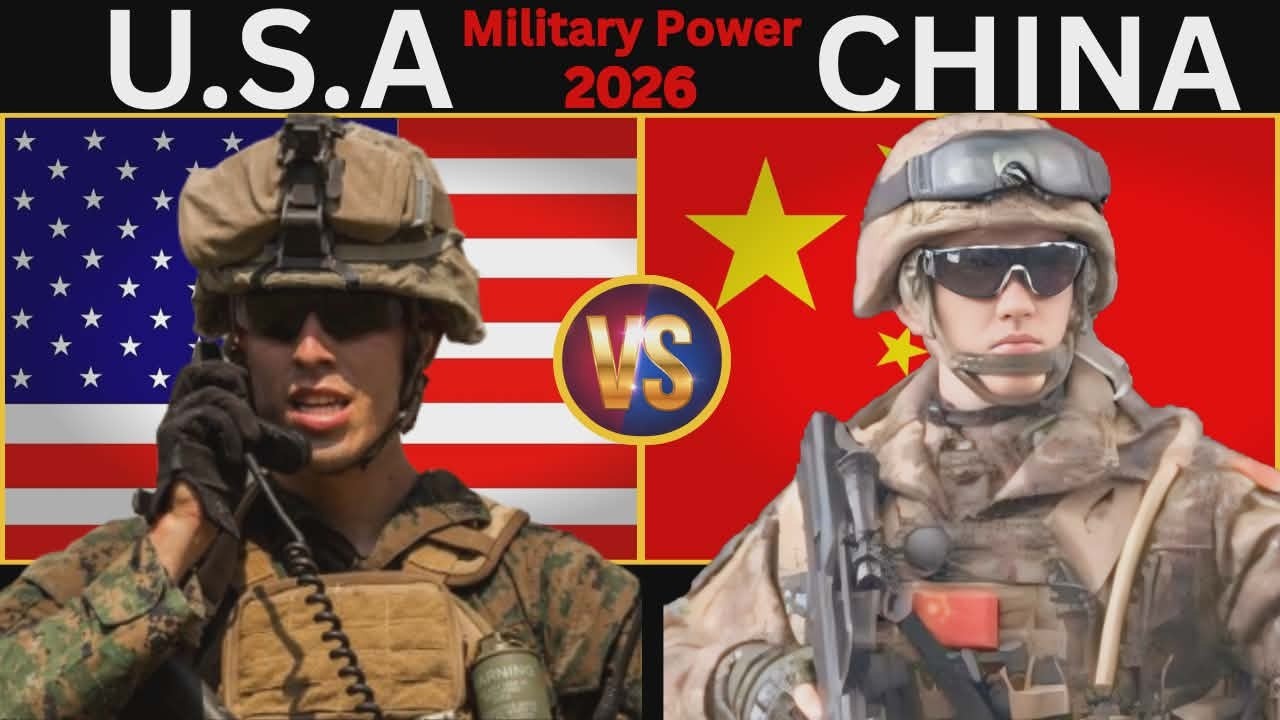 USA vs China Military Power 2026 ⚔️🌍