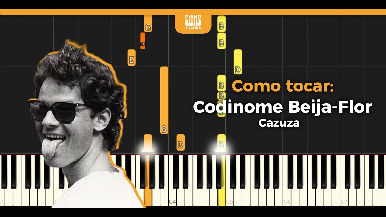 Como tocar:  Cazuza - Codinome Beija Flor Teclado/Piano