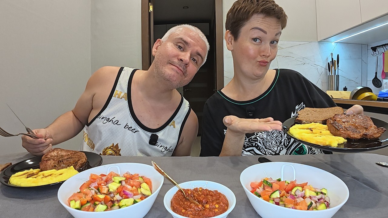 Мукбанг живём по потребностям без КРЕДИТОВ и глупых ФАНТАЗИЙ! Болталка и Семейный ужин в России