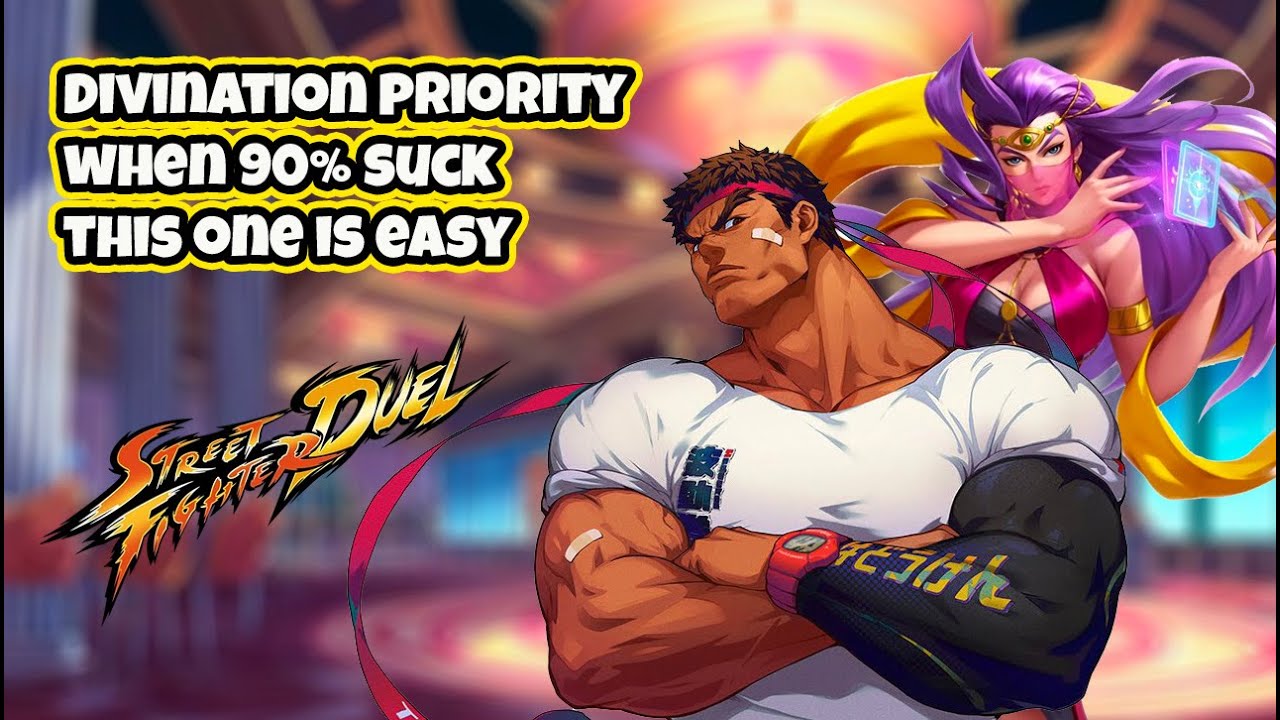 WHAT DIVINATION UNITS SHOULD YOU SUMMON 90% them suck so not many Street Fighter Duel