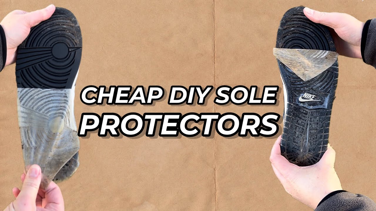 DIY sole protectors for your sneakers