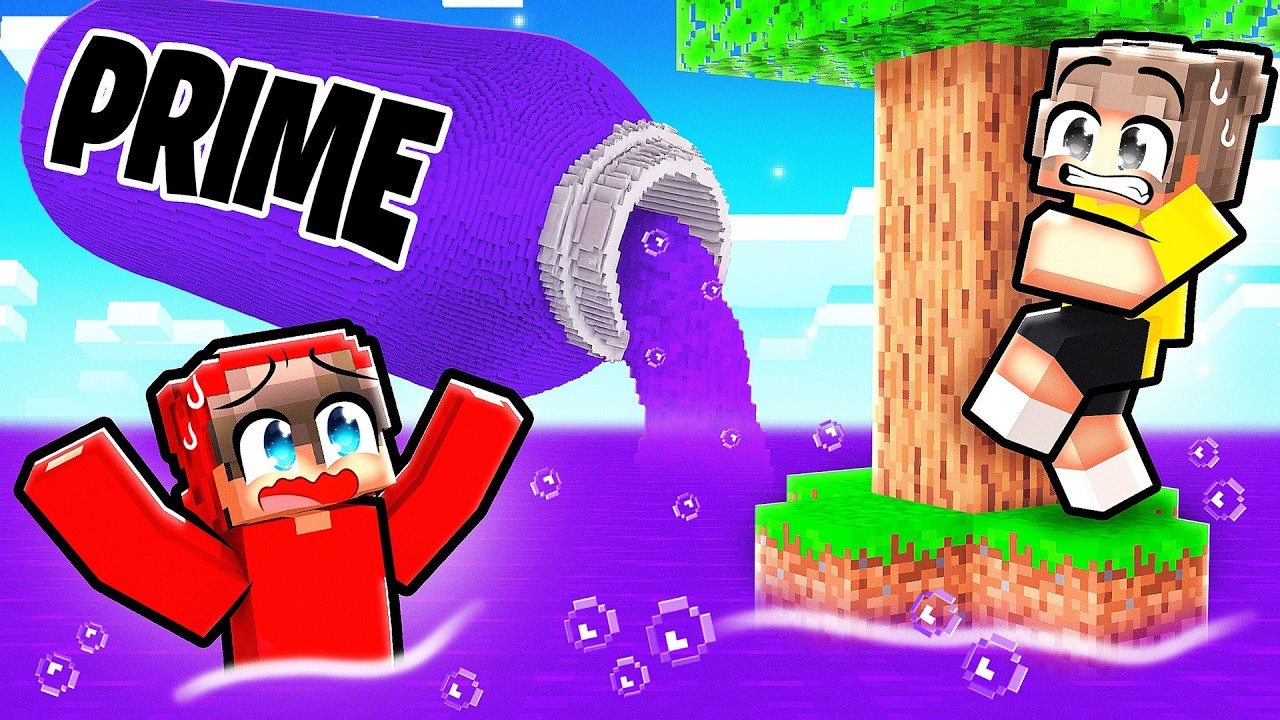 ПРАЙМ растёт с каждой минутой в Minecraft