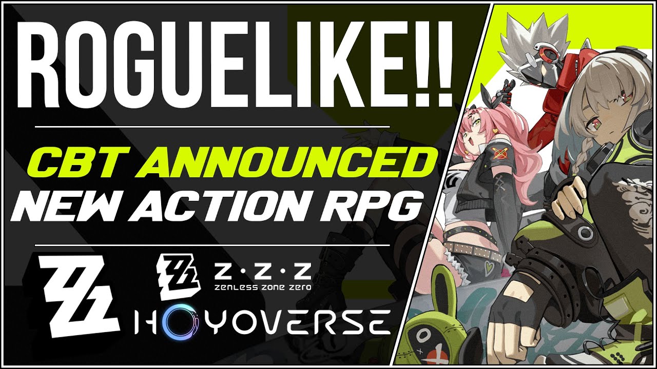 New Roguelike Action RPG By Mihoyo/Hoyoverse! Closed Beta Test Sign Up and More | Zenless Zone Zero