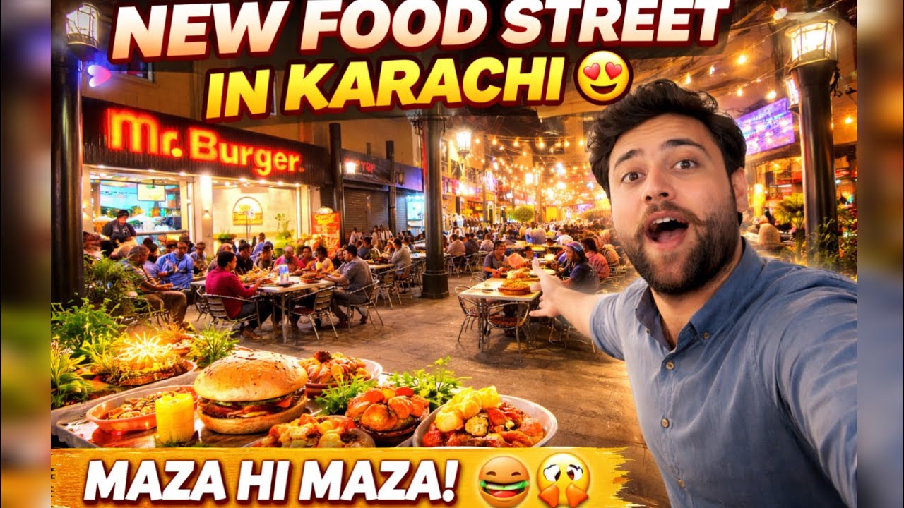 Found new food street in Karachi 😍 or wahan k mazay k khaanay 😍