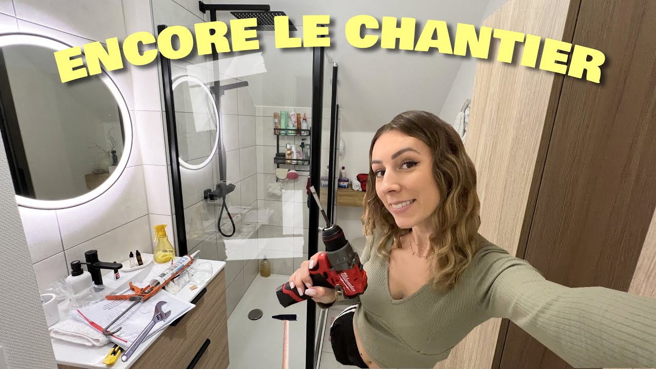 LAURA DÉMÉNAGE 13 🏠 BRICOLAGE SALLE DE BAIN + GROS MÉNAGE