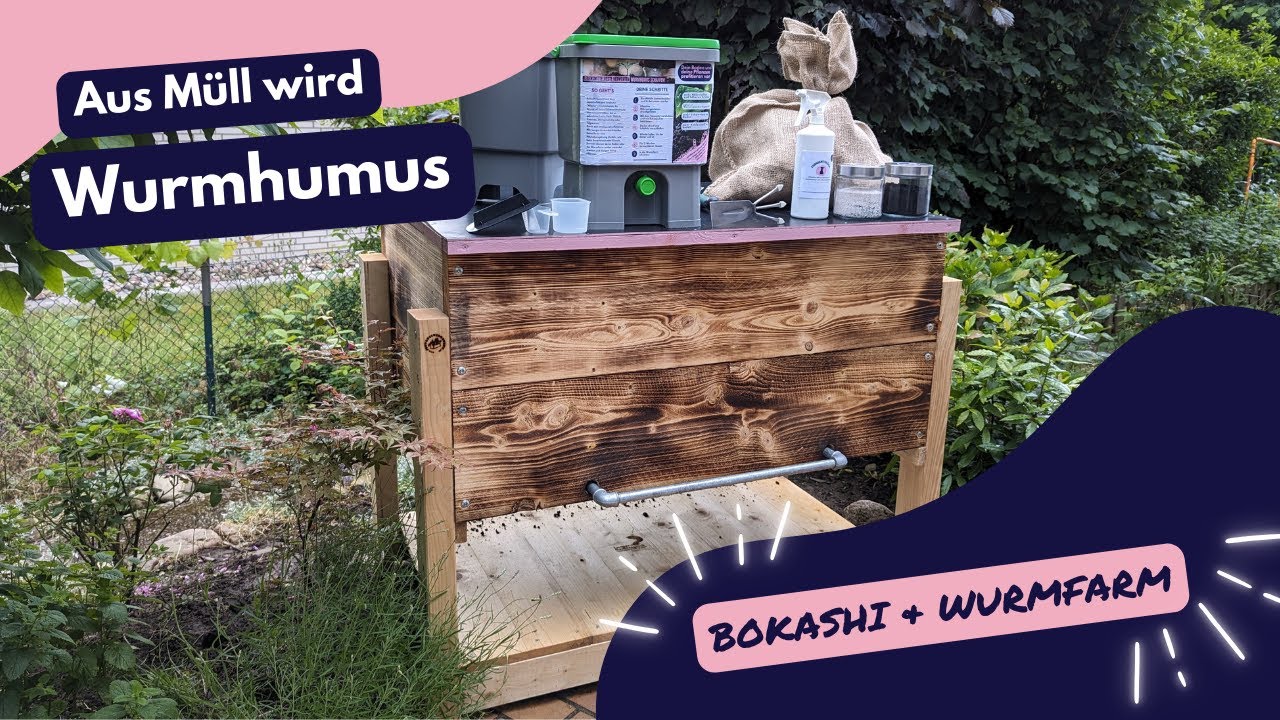 Bokashi meets Wurmfarm: Nachhaltige Kompostierung im Garten