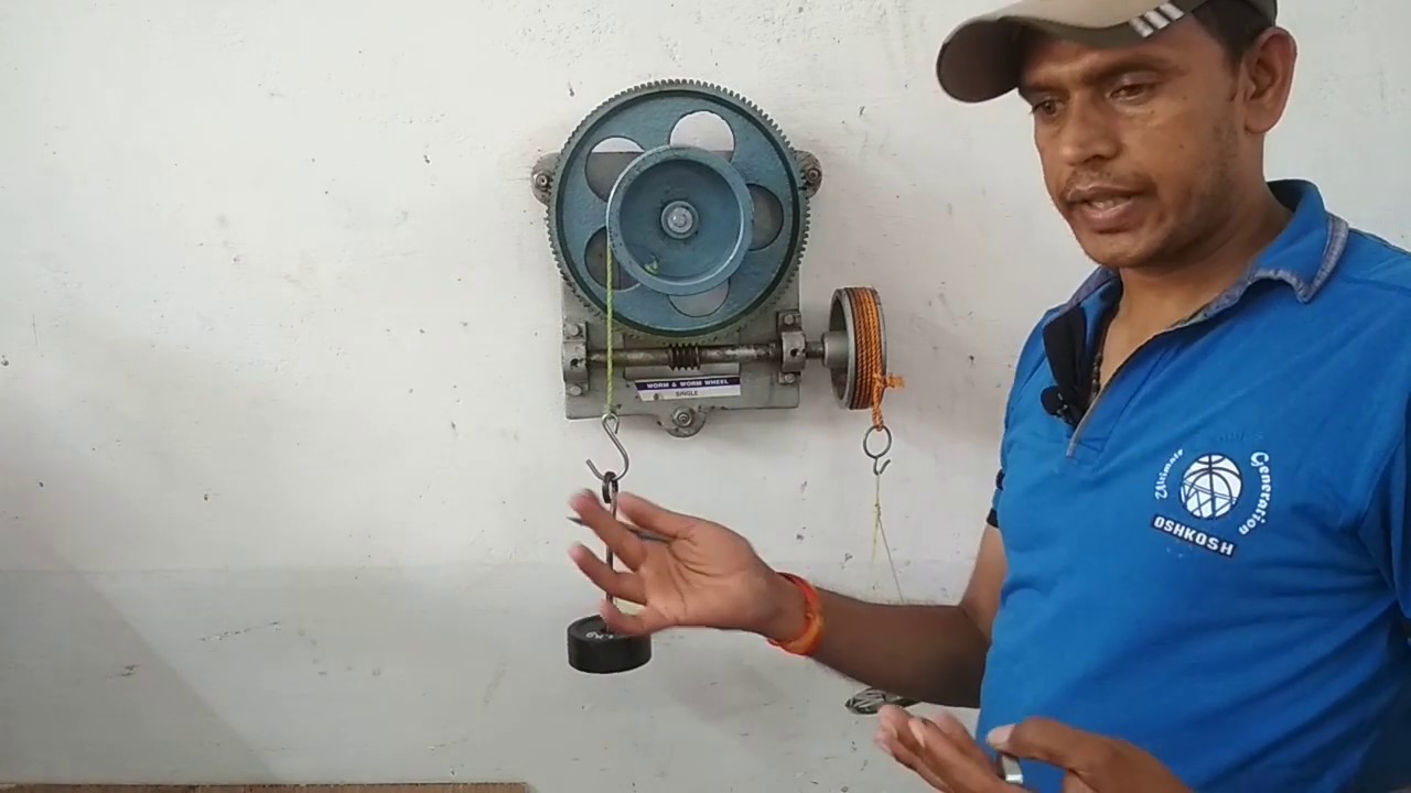 WORM AND WORMWHEEL IN HINDI