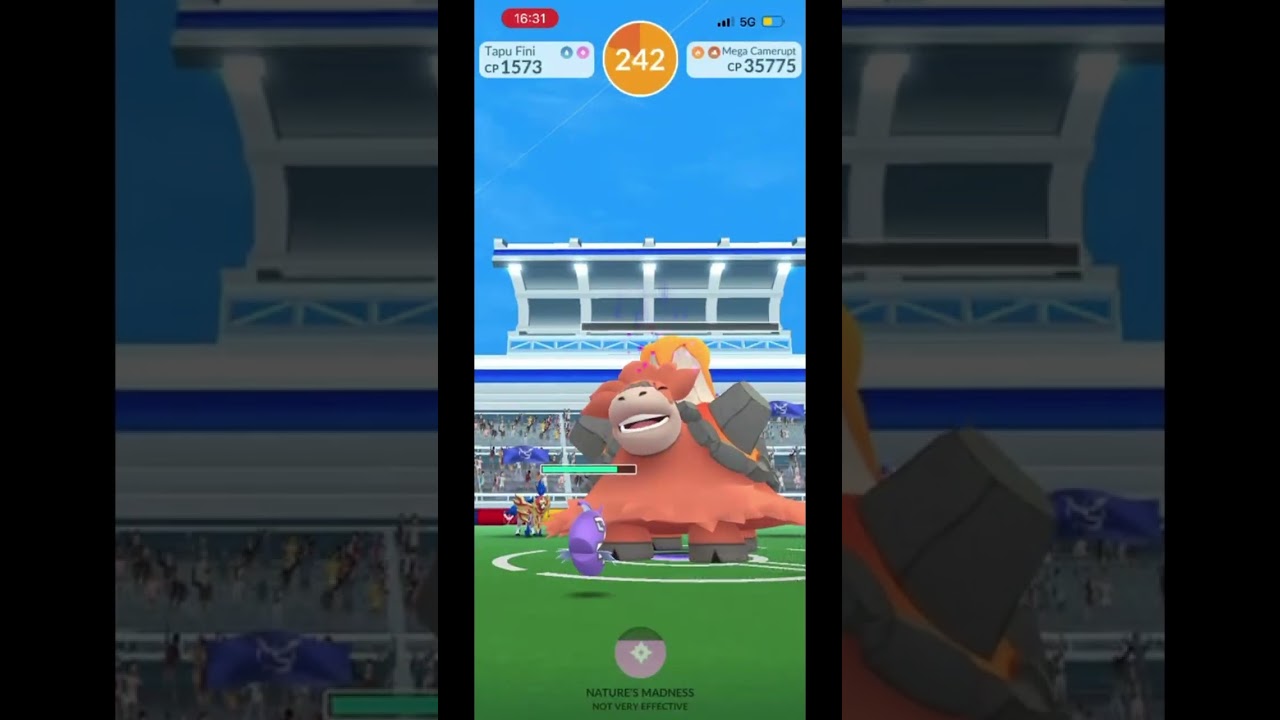 First Ever Mega Camerupt Raid In Pokemon Go