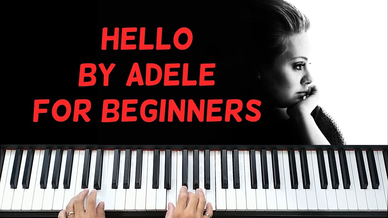 How to Play Hello by Adele - Piano Chords for Beginners (E Minor)