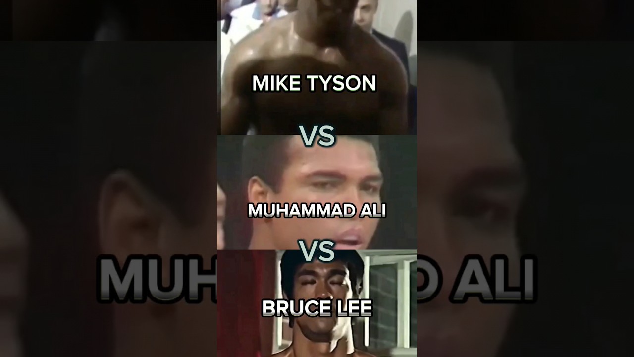 Mike Tyson Vs Muhammad Ali Vs Bruce Lee #shorts #viral