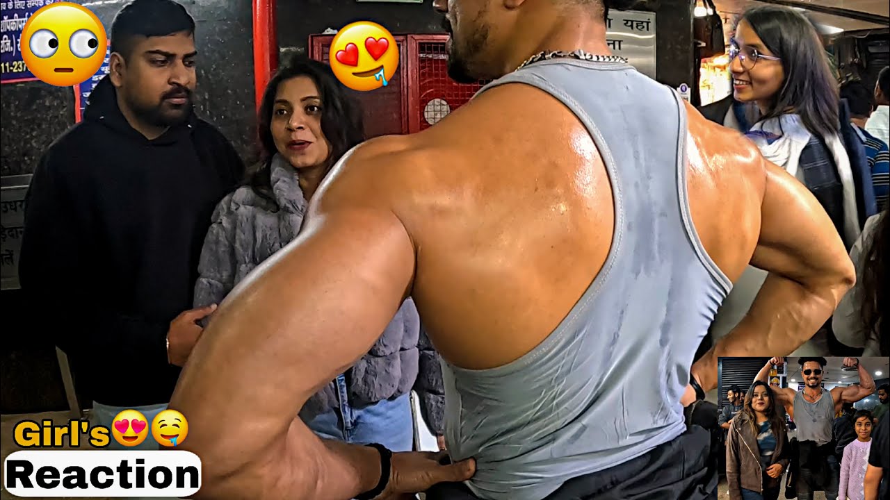 WHEN BODYBUILDER ENTER A MALL - Amazing Girls Reactions 😍🔥 | Epic Reactions | Fitness Master Deepak