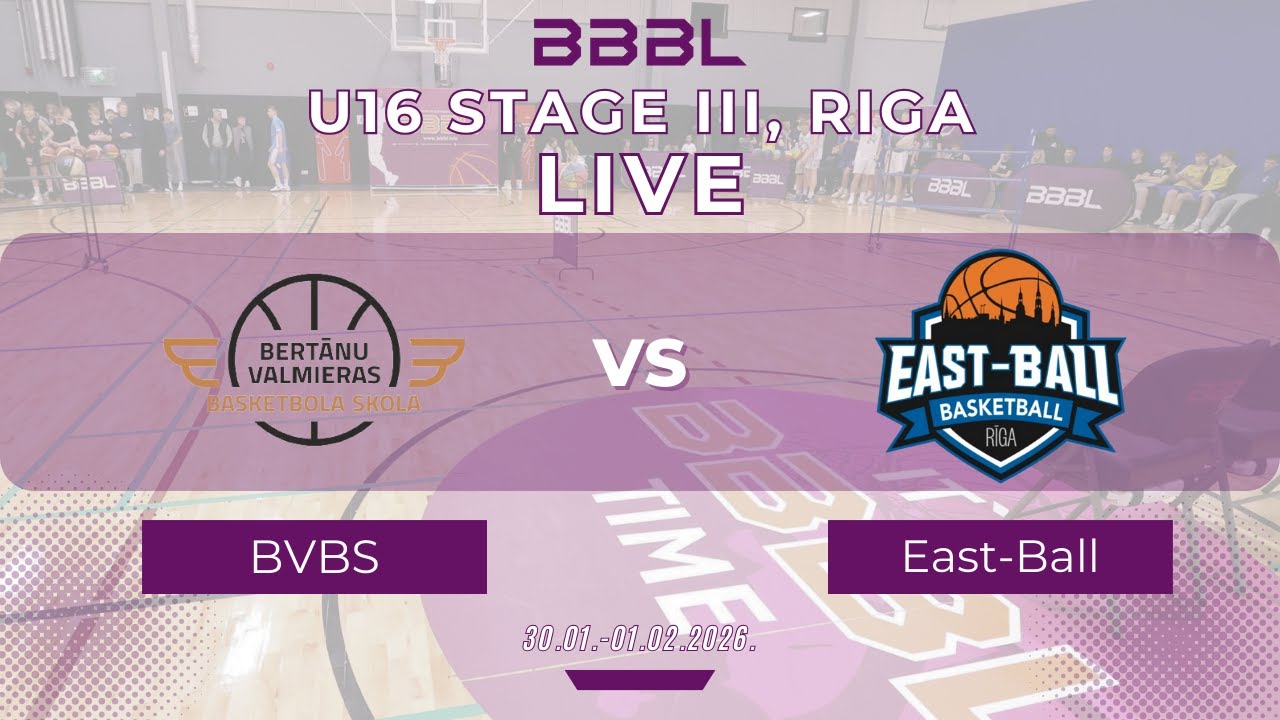 Ventspils 2010 vs East-Ball 2010 | BBBL U16 | Stage III