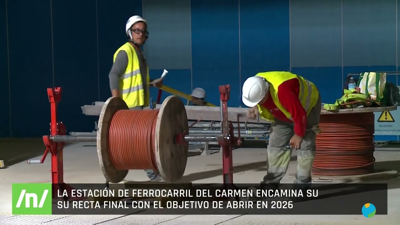 29/08/2025 La estación del Carmen encara su recta final con el objetivo de abrir en 2026
