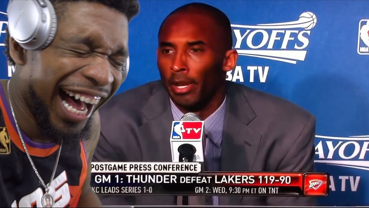 LMFAOO TALK TO HIM KOBE! Reporters Asking NBA Players Stupid Questions