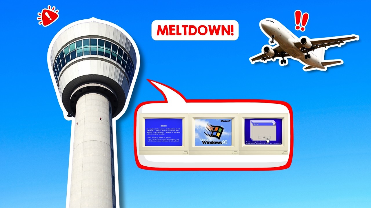 Why US Air Traffic Control Runs On WINDOWS 95