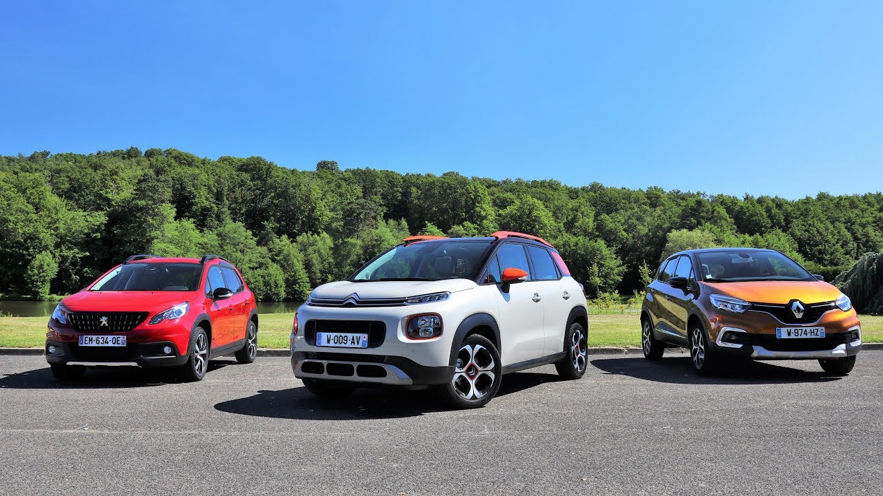 Comparatif statique - La nouvelle Citroën C3 Aircross face aux Renault Captur et Peugeot 2008