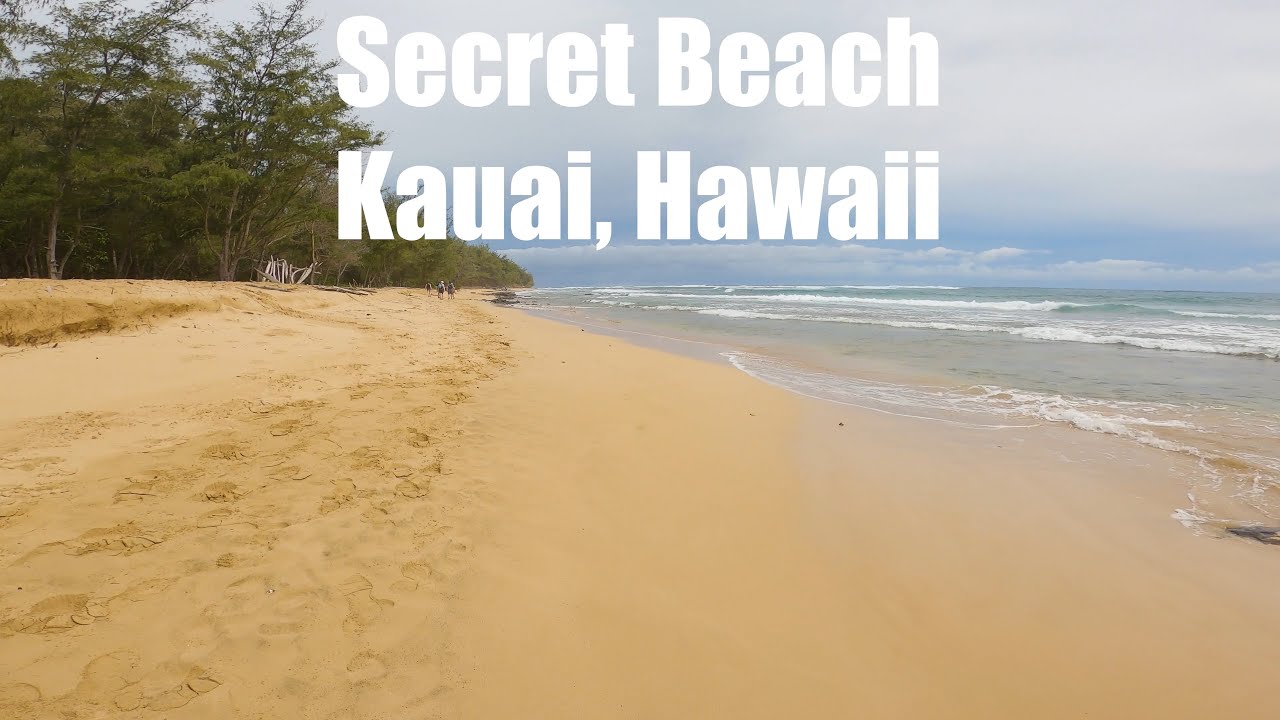 Secret Beach Kauai Hawaii Virtual Walk