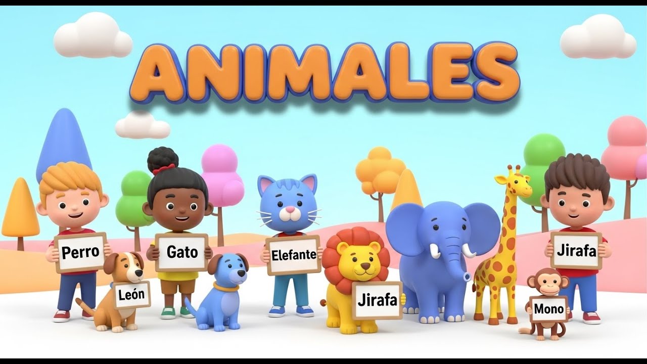Animales Amigos 🐾🎶 | Aprende sus Nombres Fácil