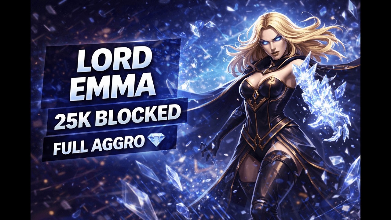 Lord Emma Frost Went FULL Aggro 💎 | 25K Damage Blocked