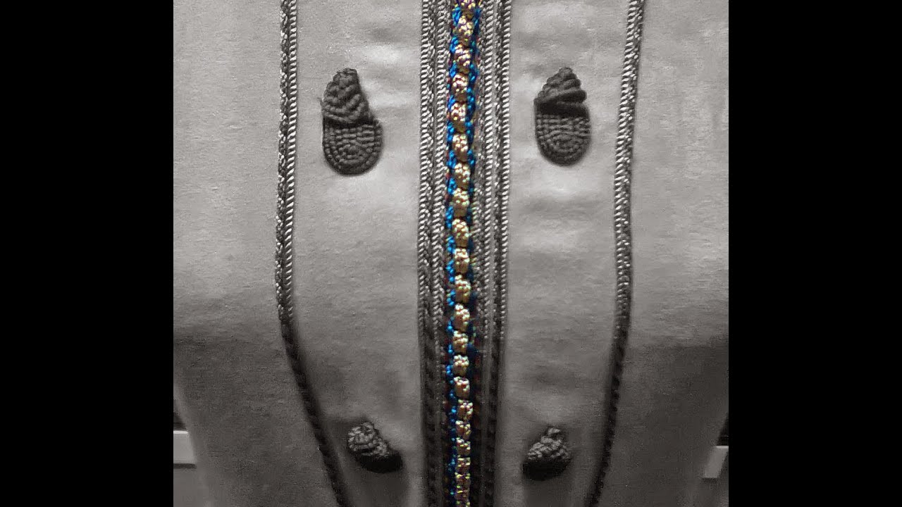 تعليم الخياطة شرح كيفية حبك السلسلة التي توضع مكان العقاد