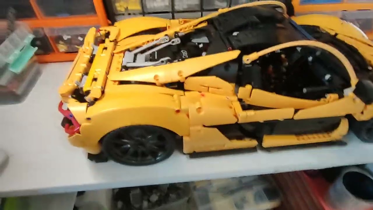 Обзор McLaren p1 из деталей #legotechnicmoc 
