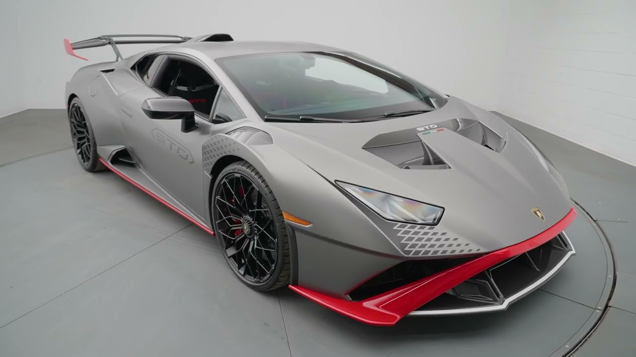Grigio Titans Lamborghini Huracan STO 4K