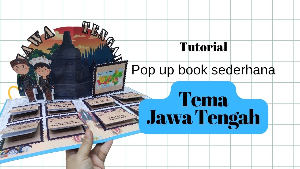 TUTORIAL POP UP BOOK SEDERHANA TEMA BUDAYA JAWA TENGAH