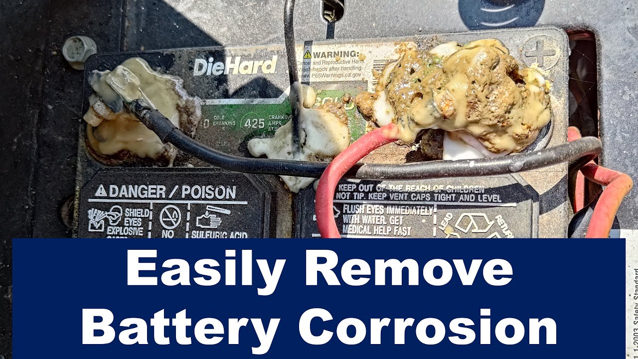 How to Clean Corroded Battery Terminals #battery #batterychange #corrosionprevention