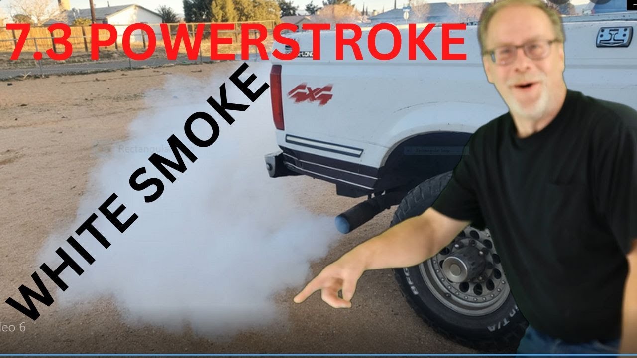 🦩 7.3 POWERSTROKE  DIAGNOSE WHITE SMOKE 🧑‍🔧⛔🟡🟢🛻