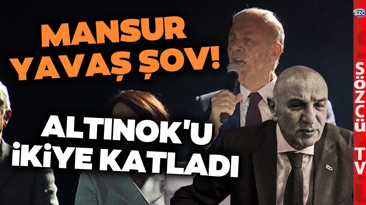 Mansur Yavaş'tan Zafer Konuşmasında Turgut Altınok'a Olay Sözler! 'Müfteri Olarak...'