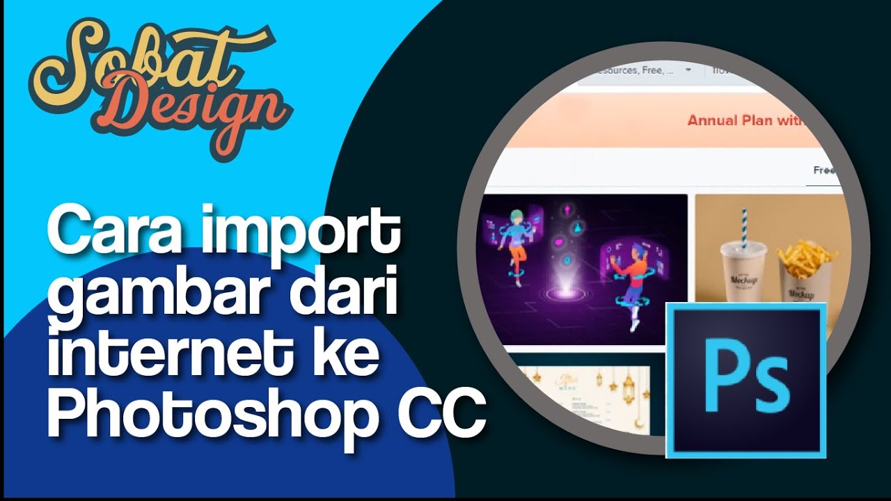 003  Cara import gambar dari internet ke Photoshop CC