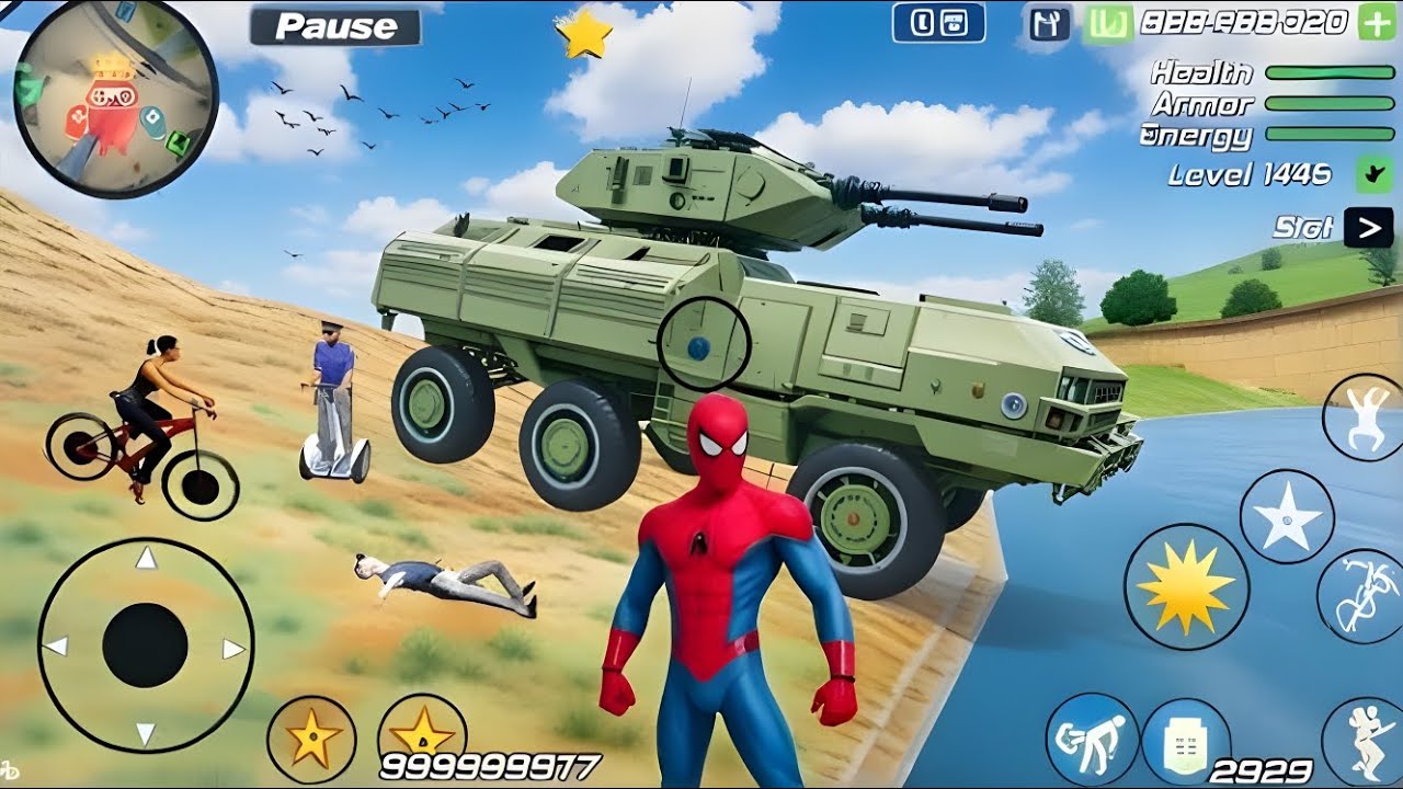 Epic Rope Hero City Battle | Spider Fighter Gameplay 4K 💥🚨🦸