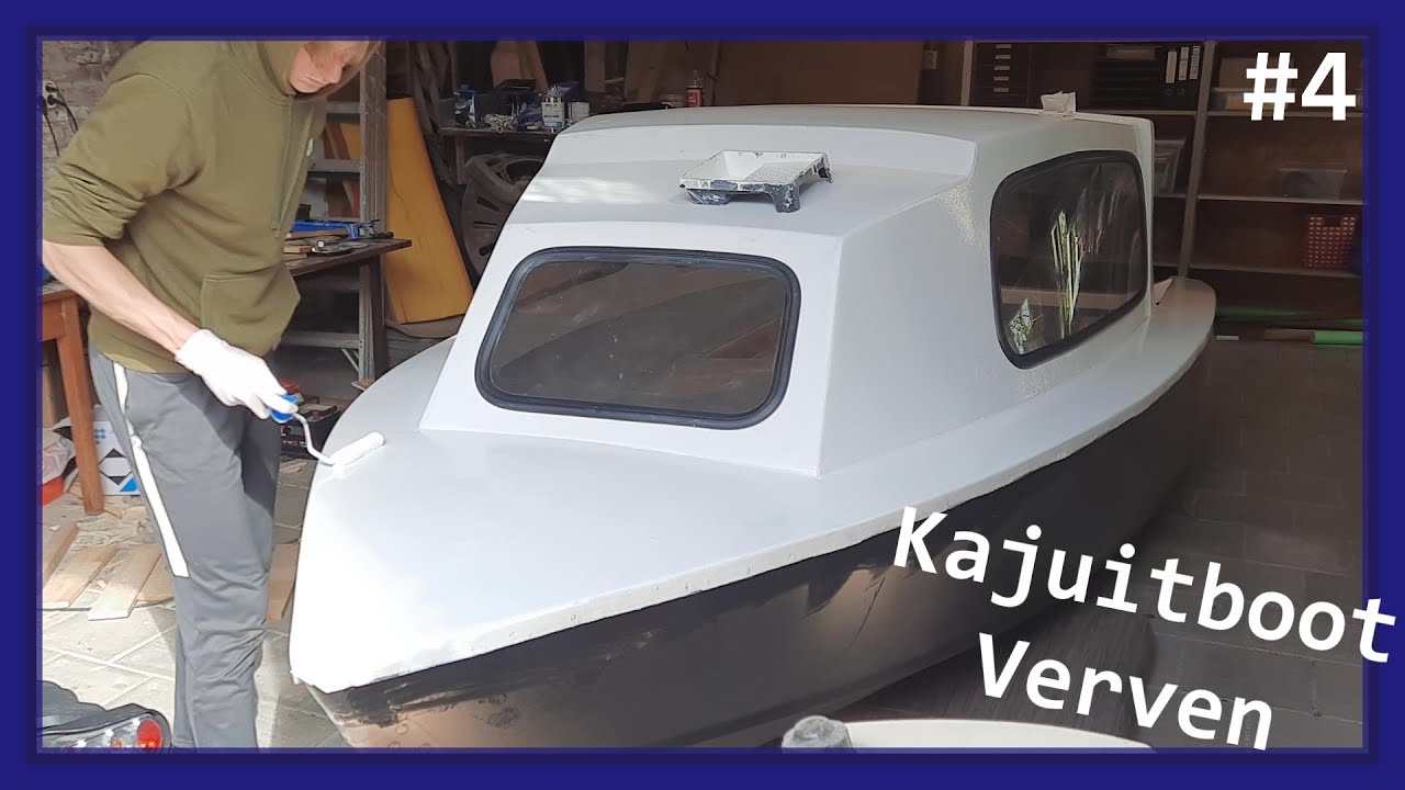 De kajuitboot verven - Kajuit boot opknappen #4