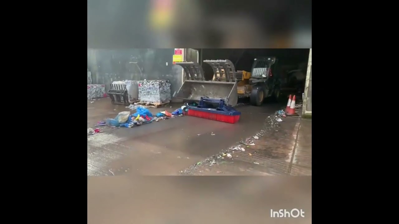 Big Brush sweeper with Bucket Attachment