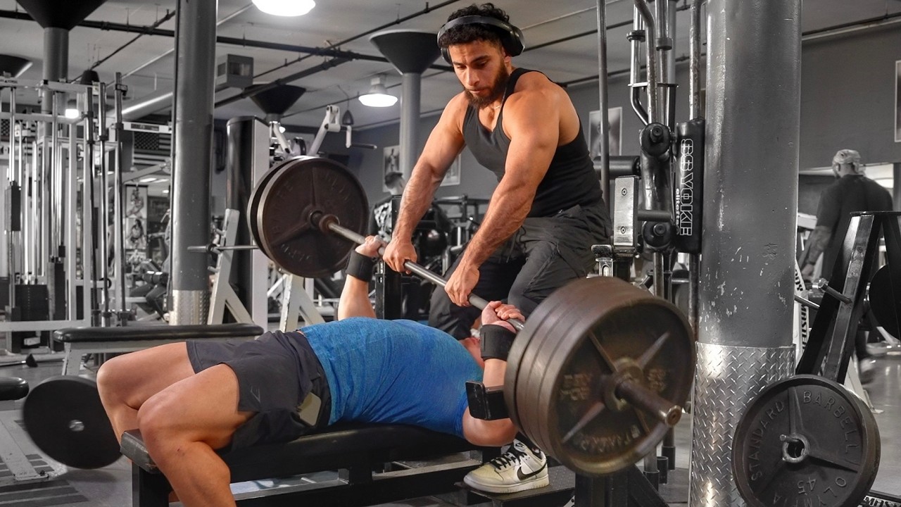 Elite Lifter Trains at a Commercial Gym
