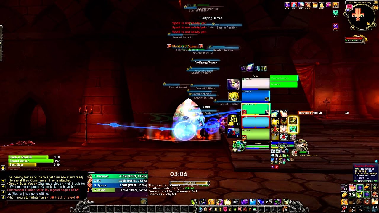 World 28 Scarlet Monastery by Team CM