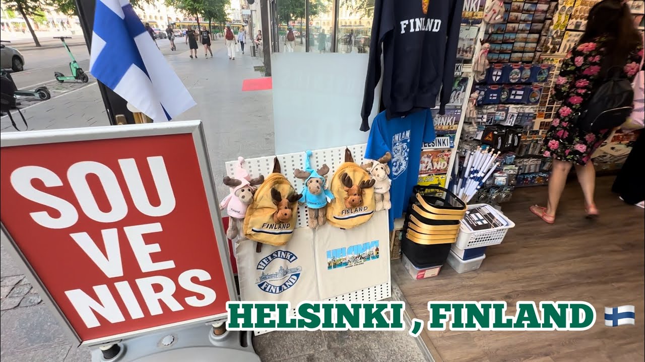 Souvenirs Shop - Helsinki, Finland 🇫🇮 #travelvlog #souvenir #helsinki #finland #europe #shopping