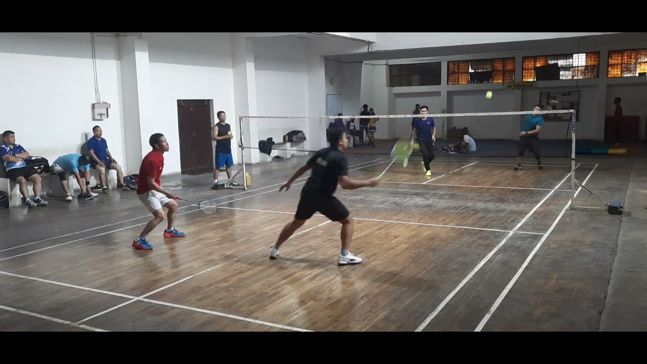 weekend badminton match at JNU Delhi