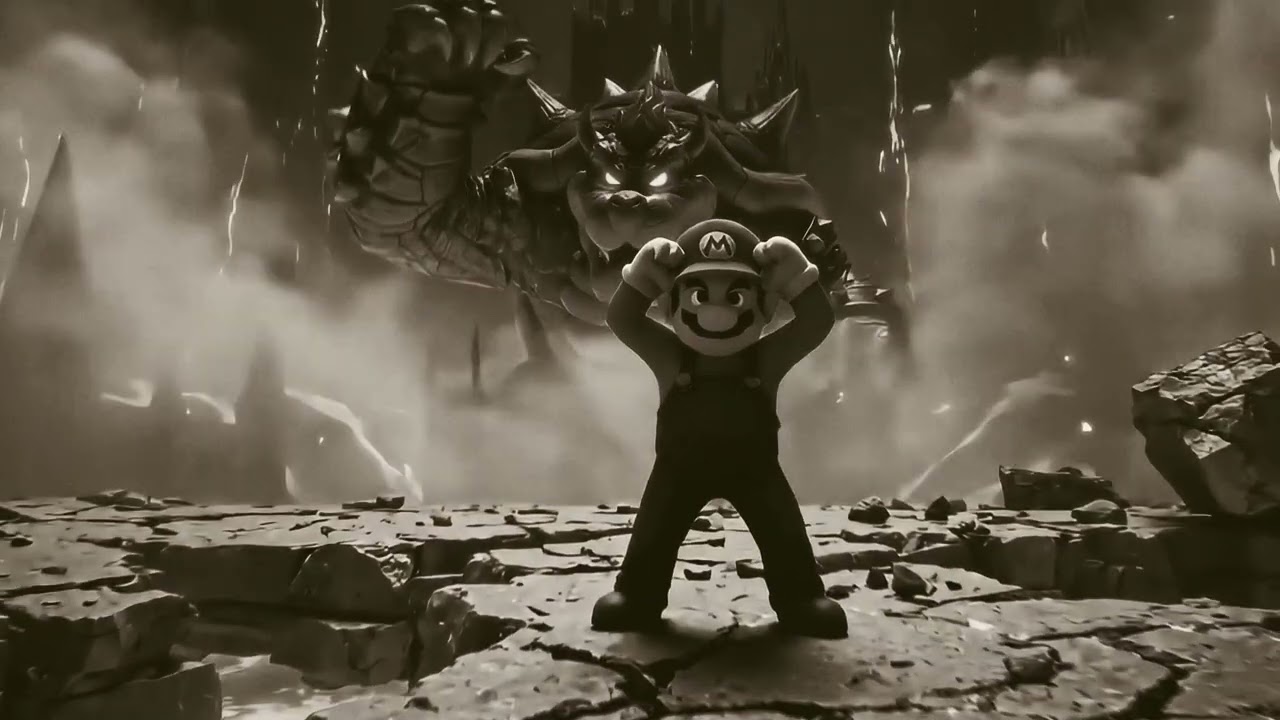 Súper Mario: Monocromo Moderno con Gráficos 2026